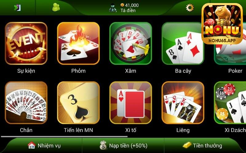 Tìm hiểu Game bài Nohu65